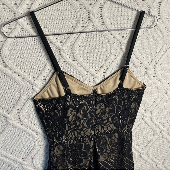 LULU'S | "Heartfelt Thoughts" Black Lace Sleeveless Bodycon Midi Dress - Picture 7 of 12